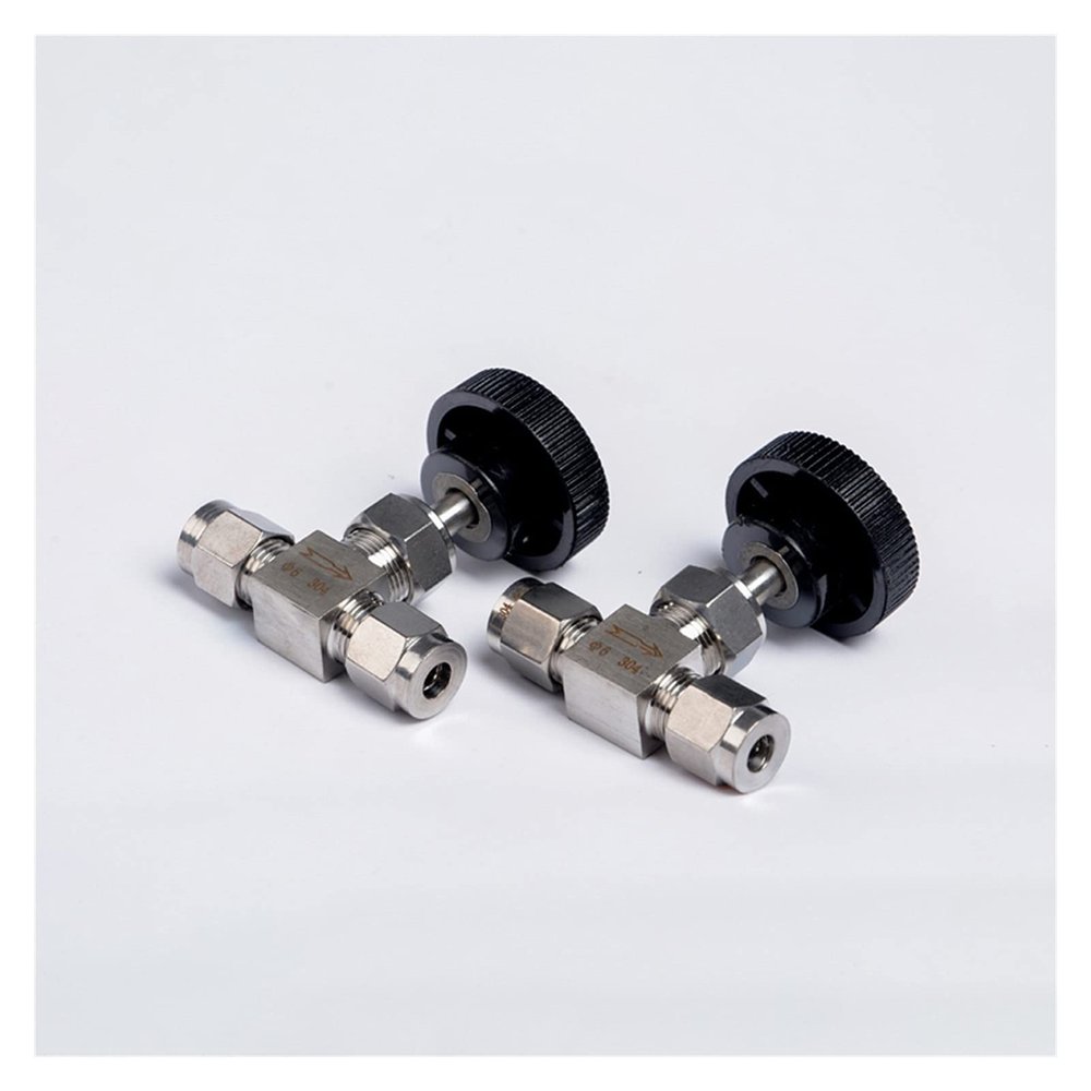 SS304 Compression Ball Valve, 4 mm Tube, Flow Control