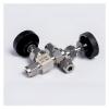 SS304 Compression Ball Valve, 4 mm Tube, Flow Control view 2