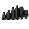 CONPHERON Black Nylon Male-to-Female Hex Standoffs M3 × 18 + 6 mm, 60-Pack view 1