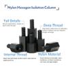 CONPHERON Black Nylon Male-to-Female Hex Standoffs M3 × 18 + 6 mm, 60-Pack view 3