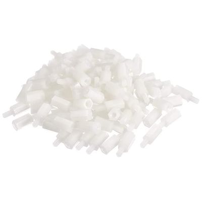 CONPHERON White Nylon Male-to-Female Spacers, M2 × 10 + 6 mm, 60 Pieces