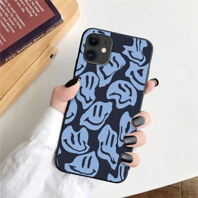AAA&LIU Smiley Face Pattern Phone Case for iPhone 12 Mini, XR, 7 Plus, XS, 11 Pro, 6S, 8, 6, SE Plus, XS Max, and 12 Pro Max, 25578