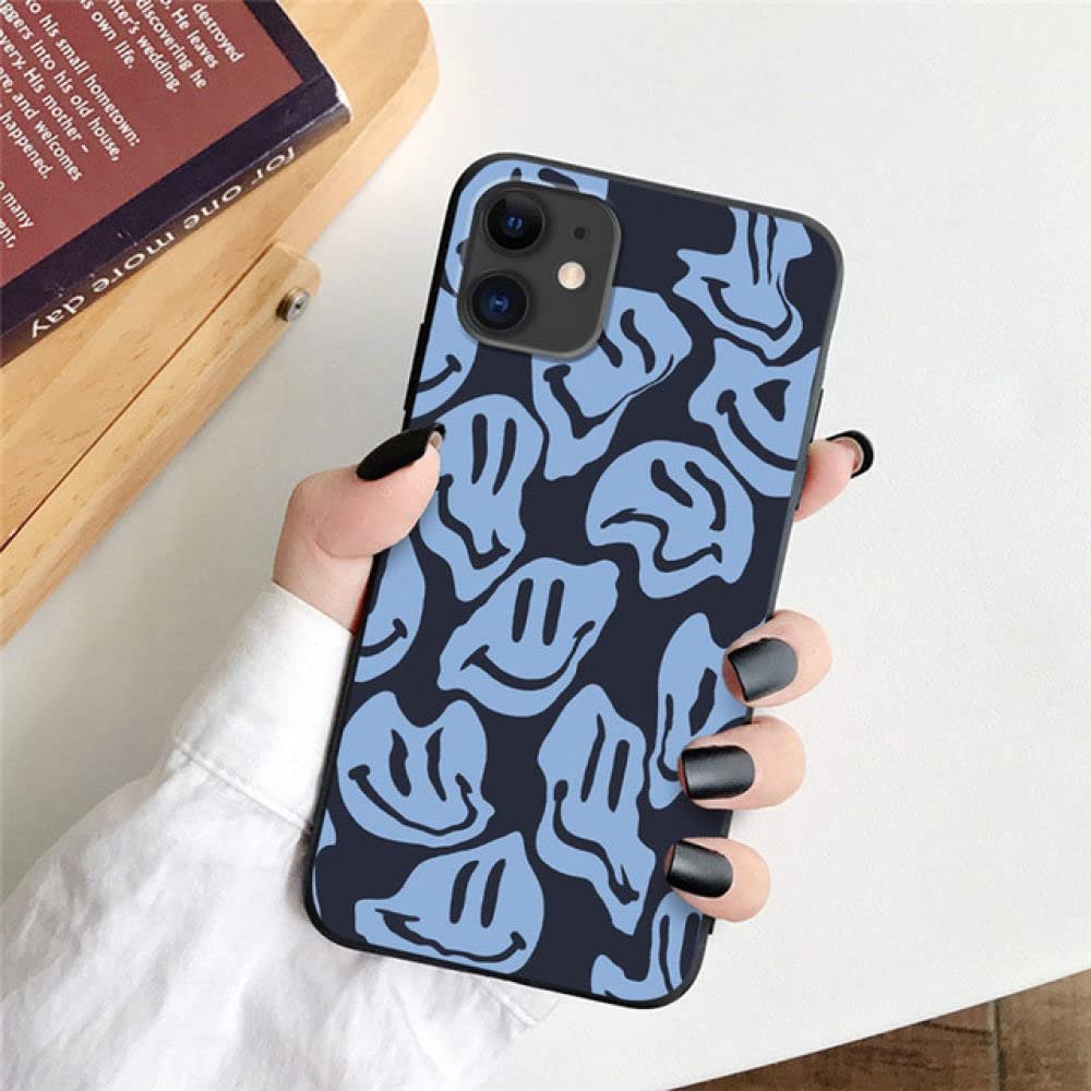 AAA&LIU Smiley Face Pattern Phone Case for iPhone 12 Mini, XR, 7 Plus, XS, 11 Pro, 6S, 8, 6, SE Plus, XS Max, and 12 Pro Max, 25578