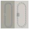 EFIXS PVC Roller Blind Beaded Chain with Chain Connector, 160 cm Control Length, Gray view 1