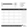 OPIOL QUALITY Countersunk Phillips H Sheet-Metal Screws DIN 7982 / ISO 7050, 3.5 x 32 mm, Stainless Steel A2 V2A, 1 pc view 2