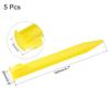 Sourcing Map 5-Pack Plastic Tent Stakes, 14.5 cm, with Hooks, Yellow view 4