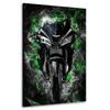 Kunstgestalten24 Kawasaki ZX10 Canvas Wall Art, XXL Living Room Decor view 1