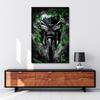 Kunstgestalten24 Kawasaki ZX10 Canvas Wall Art, XXL Living Room Decor view 3