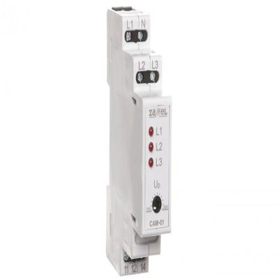 Phase Asymmetry Sensor 230/400 V AC Type CAM-01 EXT1000017 Zamel 5903669021957