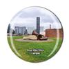 Royal Albert Dock Liverpool England UK Crystal Refrigerator Magnet Souvenir view 1