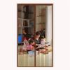 ERPENG Fly Screen Curtain 225 x 255 cm, Magnetic Insect Protection, Easy to Install Without Drilling, for Balcony, Basement, and Patio Doors, Brown view 1