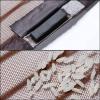 ERPENG Fly Screen Curtain 225 x 255 cm, Magnetic Insect Protection, Easy to Install Without Drilling, for Balcony, Basement, and Patio Doors, Brown view 4