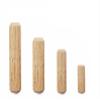 Fluted Beech Wood Dowels, 10 x 100 mm, 100-Pack view 1