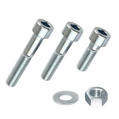 M3 Socket Head Cap Screws with Nut and Washer, Zinc-Plated Steel, 4–50 mm (10, M3 x 14 mm)
