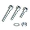 M3 Socket Head Cap Screws with Nut and Washer, Zinc-Plated Steel, 4–50 mm (10, M3 x 14 mm) view 1