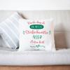 Mugffins Filled Pillow with Saying for Stepsister, German, “Danke Beste Familie,” 40 x 40 cm, Original Funny Gift view 4