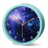 EXQULEG Kids' Silent Analog Alarm Clock, Space Astronaut Design (NZ165) view 1