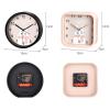 EXQULEG Kids' Silent Analog Alarm Clock, Space Astronaut Design (NZ165) view 3