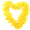 Yellow Feather Boas, 180 cm, 80 g, 6-Pack view 2