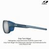 Julbo MONTEBIANCO 2 Sunglasses for Men - Dark Blue/Blue/Mint - Category 3 Polarized view 4