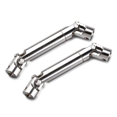 YZSM Steel CVD Driveshafts for 1/10 RC Rock Crawlers, 2-Piece Set