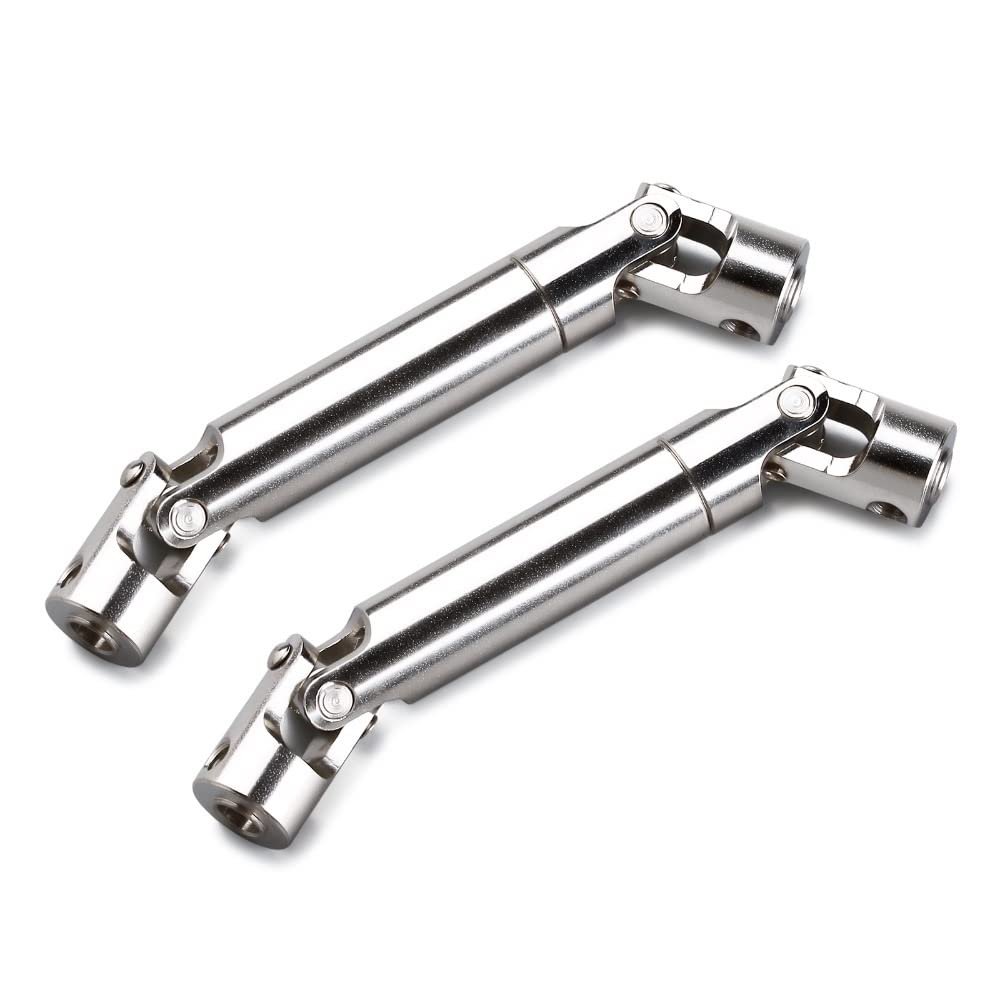 YZSM Steel CVD Driveshafts for 1/10 RC Rock Crawlers, 2-Piece Set