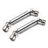 YZSM Steel CVD Driveshafts for 1/10 RC Rock Crawlers, 2-Piece Set view 1
