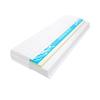 Godre Flavio Visco Molet 7-Zone Foam Mattress 160 x 205 cm, H2 & H3 Firmness, Soft & Medium-Firm, Quilted Cover, 13 cm High, Hypoallergenic view 1