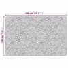 vidaXL Washable Antibacterial Sound-Absorbing Short-Pile Rug, Light Beige, 190 x 300 cm view 3