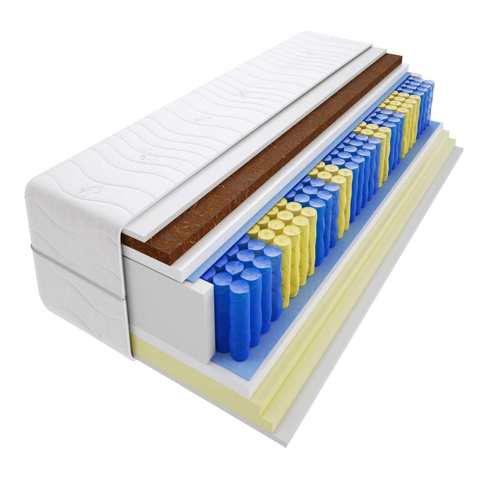 Godre 95 x 190 cm Reversible Mattress, H2 & H4 Pocket Spring, 22 cm High