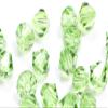 Preciosa Pre-B316 3 mm Faceted Double-Cone Beads, Peridot Green, 100-Pack view 3