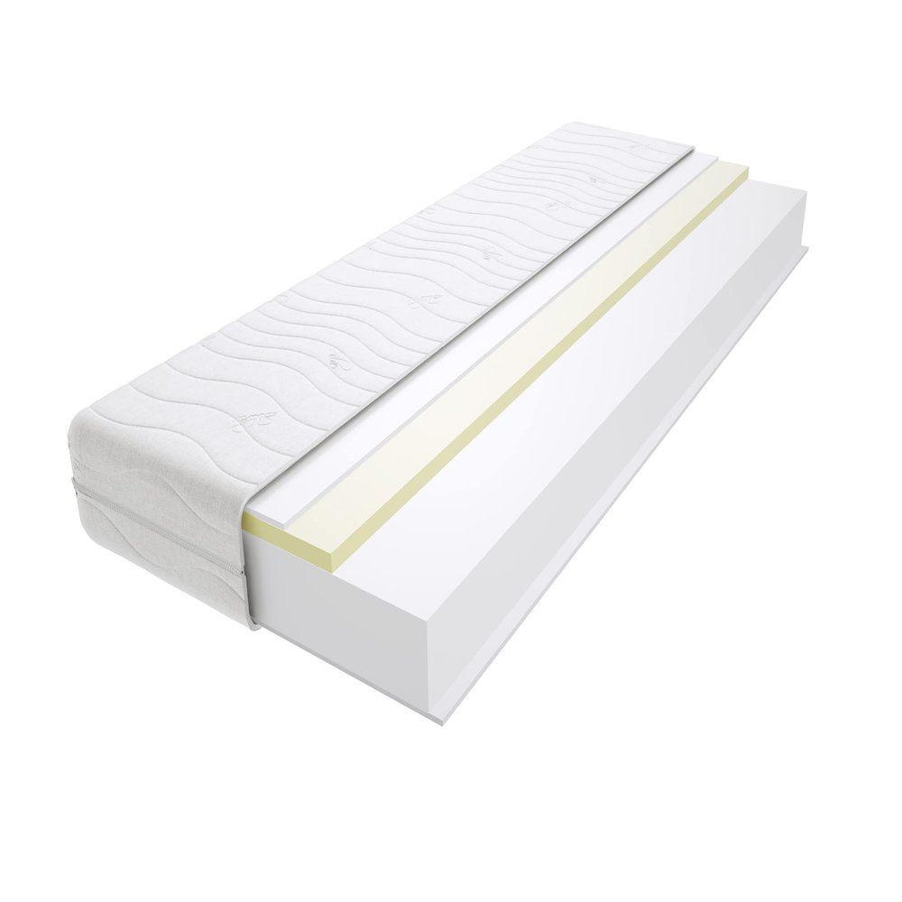 Godre Foam Mattress 170 x 180 cm Double Mattress, H3 Medium-Firm Comfort Foam, 17 cm High, Visco Memory Foam with Climate Fiber, Hypoallergenic, HR Foam, Quilted & Removable Cover, Tivoli Max