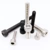 ZZTWER 50-Piece M1.4 M1.6 M2 M2.5 M3 M4 M5 DIN 912 Hex Socket Head Cap Screws, 304 A2-70 Stainless Steel, Black, Grade 12.9, 25 mm view 2