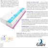 Godre Flavio Max 2X Molet 7-Zone Foam Mattress 125 x 215 cm, H2 & H3 Soft & Medium-Firm, Quilted Cover, 22 cm High, Hypoallergenic view 3