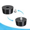 sourcing map 10-Pack Black Screw-On Rubber Feet, 18 mm Wide x 8 mm High view 4