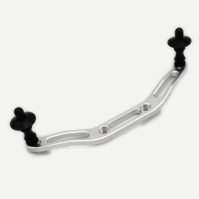 Silver Aluminum Body Mount for Traxxas Slash 4X4 and Stampede 4X4