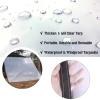 QIAOH Waterproof Transparent Tarp 4 x 7 m, UV-Resistant view 3