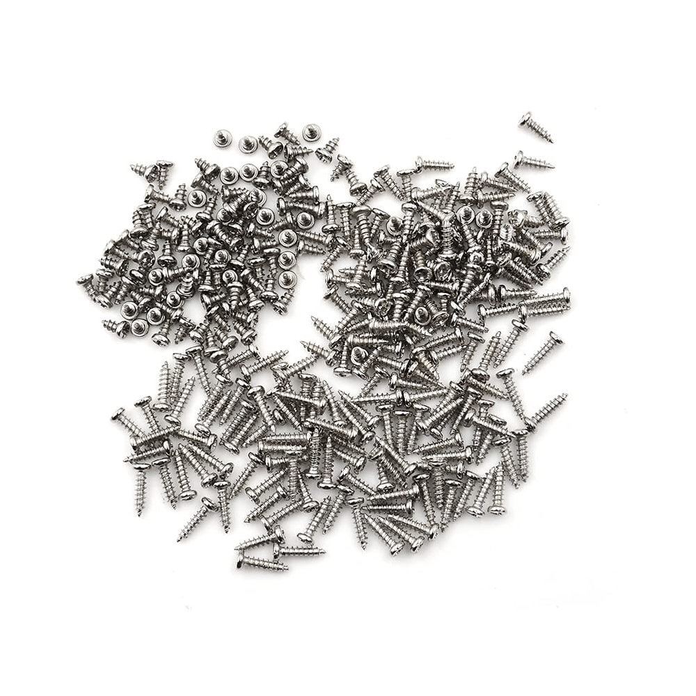 ZZTWER 100-Piece Stainless Steel Self-Tapping Screws, PM2.0, 2 x 6 mm, Phillips Round Head