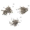 ZZTWER 100-Piece Stainless Steel Self-Tapping Screws, PM2.0, 2 x 6 mm, Phillips Round Head view 3