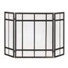 luckxuan Tri-Fold Fireplace Spark Guard, Iron, 67 × 32 × 80 cm view 1