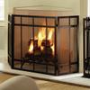 luckxuan Tri-Fold Fireplace Spark Guard, Iron, 67 × 32 × 80 cm view 3