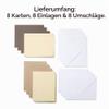 Cricut Joy Cutaway Cards, Neutrals, 4.25 x 5.5 in, 8-Pack view 3