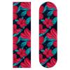 Skateboard Grip Tape with Tropical Red Flowers, 2-Pack view 1