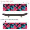 Skateboard Grip Tape with Tropical Red Flowers, 2-Pack view 2