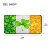 Irish Flag with Large Shamrock Kitchen Rug, 99.1 x 50.8 cm view 3