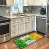 Irish Flag with Large Shamrock Kitchen Rug, 99.1 x 50.8 cm view 4