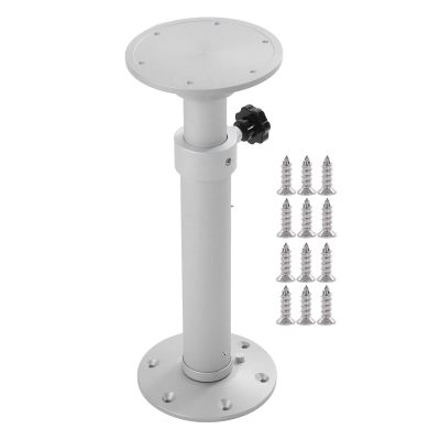 Entatial Adjustable Aluminum Table Leg, 445–685 mm, Silver, 1 Piece