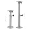 Entatial Adjustable Aluminum Table Leg, 445–685 mm, Silver, 1 Piece view 2