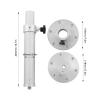 Entatial Adjustable Aluminum Table Leg, 445–685 mm, Silver, 1 Piece view 3