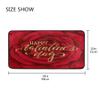 Happy Valentine's Day Red Rose Flower Kitchen Rug, Non-Slip Mat, 99 x 50 cm view 3